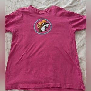 Buc-ee's Pink Graphic T-Shirt - Medium